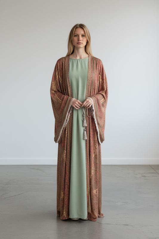 Pashmina Abaya Set